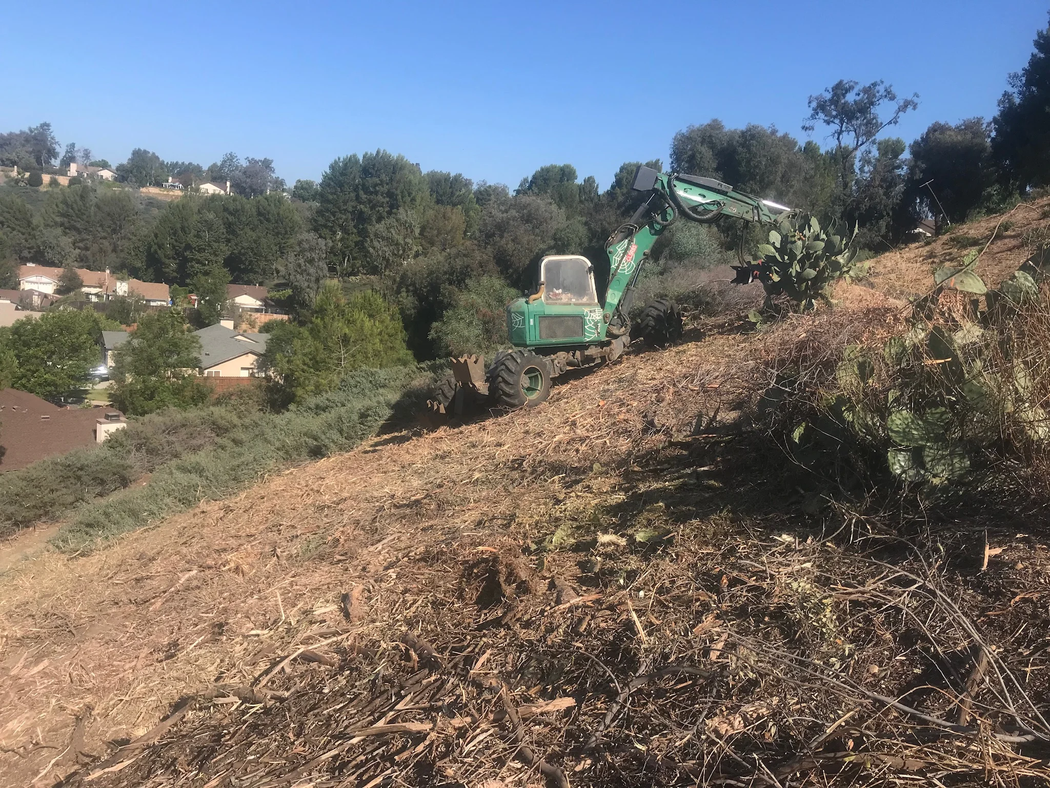 August 2019 Moorpark CA Fire Fuel Reduction Services