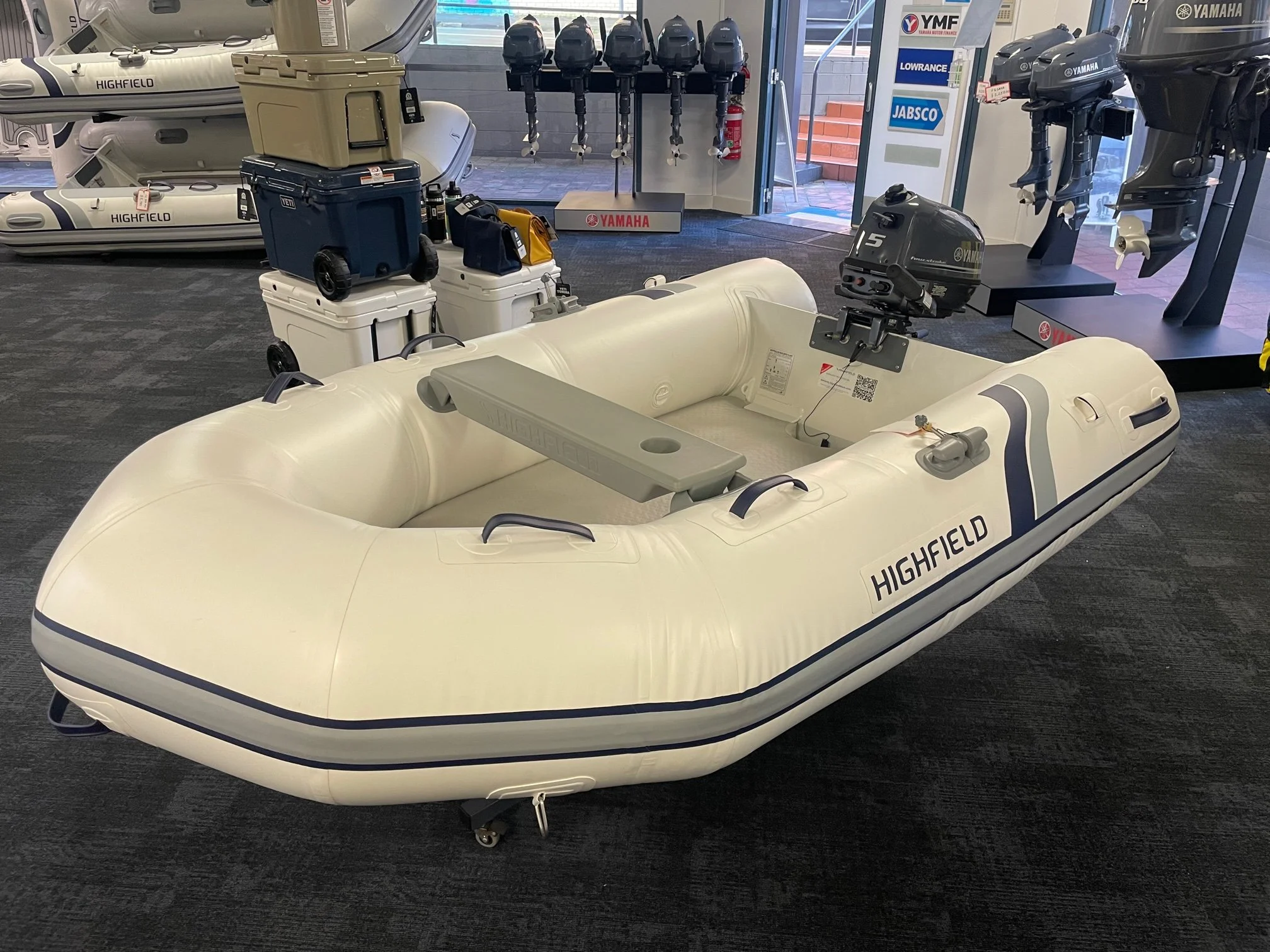 Highfield Roll Up RU250 PVC Yamaha F5 Package — Minter Marine