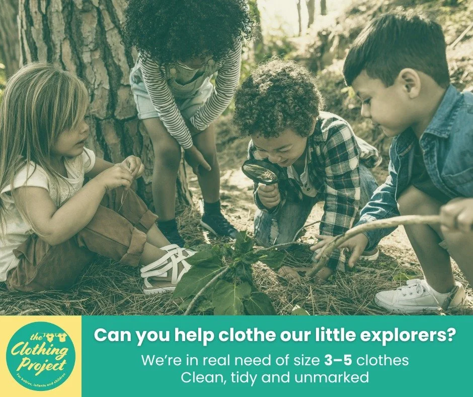 π A big call-out for size 3–5 clothing! SPREAD THE WORD! π
Right now, we’re running very low on clothing for 3, 4 and 5-year-olds, and the demand for these ages has been huge lately.
If you have any good quality clothing in these size