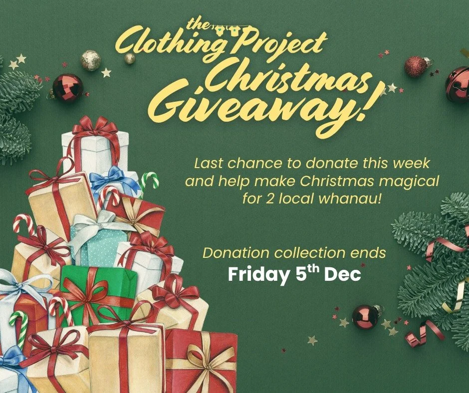The final Day for Christmas Giveaway Donations is this Friday 5th December!

This Friday is your last chance to drop off gifts and donations for our 2025 Christmas Giveaway.
Next week, our team will be busy wrapping, tagging, and preparing everything
