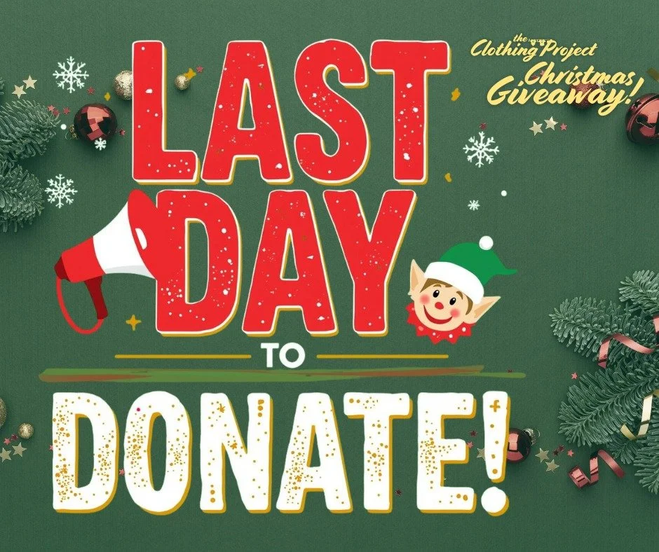 Today is the last day for Christmas Giveaway donations!

It&rsquo;s the final day to drop off gifts and donations for our 2025 Christmas Giveaway &mdash; and what a special time of year this is for us! This is the only time during the year that we ge