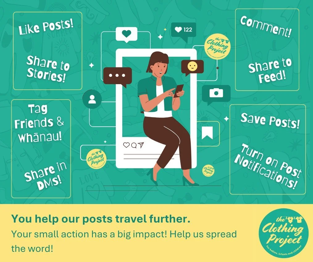 📣 Pssst&hellip; did you know?
Even if you follow our page, social media algorithms mean you might not see all of our posts 😲

That means you could be missing:
✨ our monthly stats showing how many tamariki received parcels
✨ shout-outs to the amazin