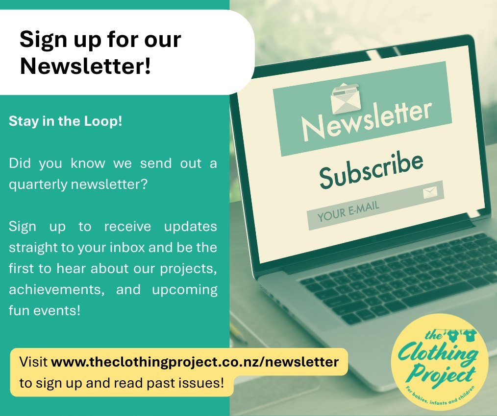 Psst&hellip; want to stay in the loop? 👀
Our quarterly newsletter is now open to everyone!!

Jump on our website to sign up and get all the updates, stories, and good vibes from The Clothing Project straight to your inbox!

https://www.theclothingpr