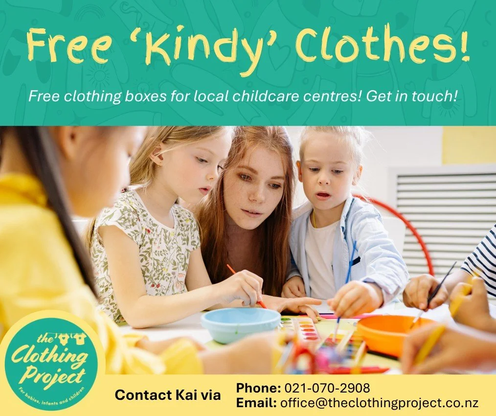 Do you know a local kindergarten, daycare, kōhanga, or preschool that could use some extra clothes? 👕🧸
We provide completely FREE &ldquo;Kindy Clothes&rdquo; boxes to childcare facilities across Whakatāne, Kawerau, Ōpōtiki and surrounding communiti