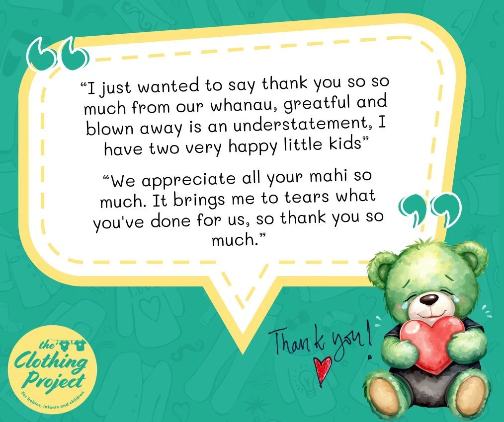 When it comes to gifting our beautiful clothing boxes to local whānau, we&rsquo;re usually very much behind the scenes. Every order is put through and delivered through our incredible partner organisations, so we don&rsquo;t often get to hear directl
