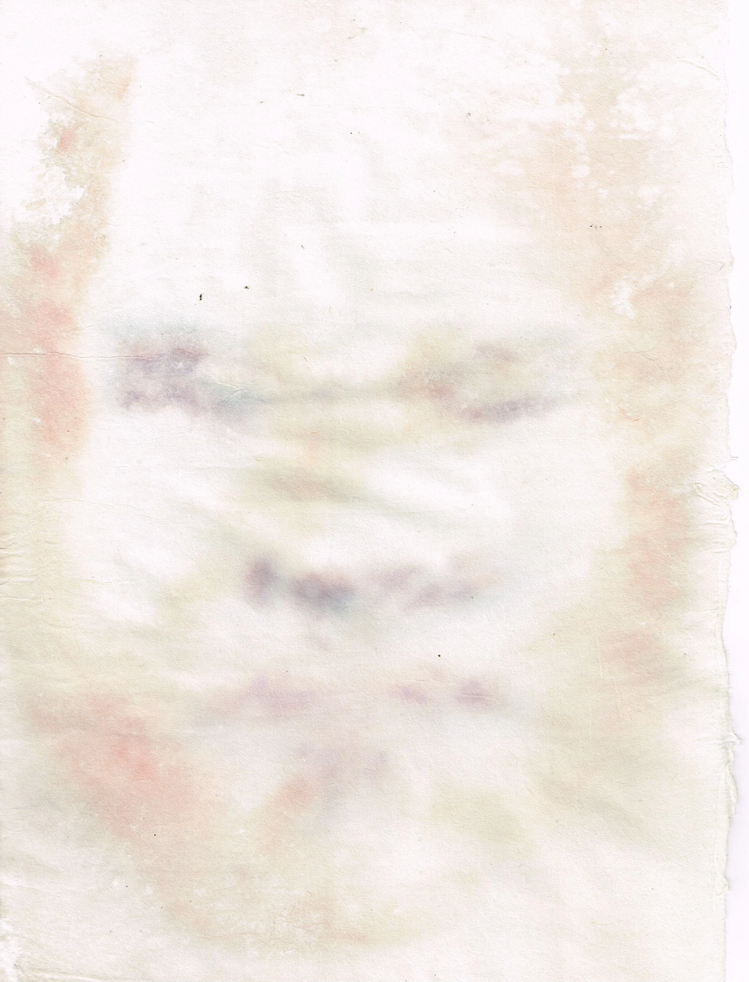   Stains of Cambodia’s Past 3   Watercolor on Mulberry Paper  8.5in. x 11in. 