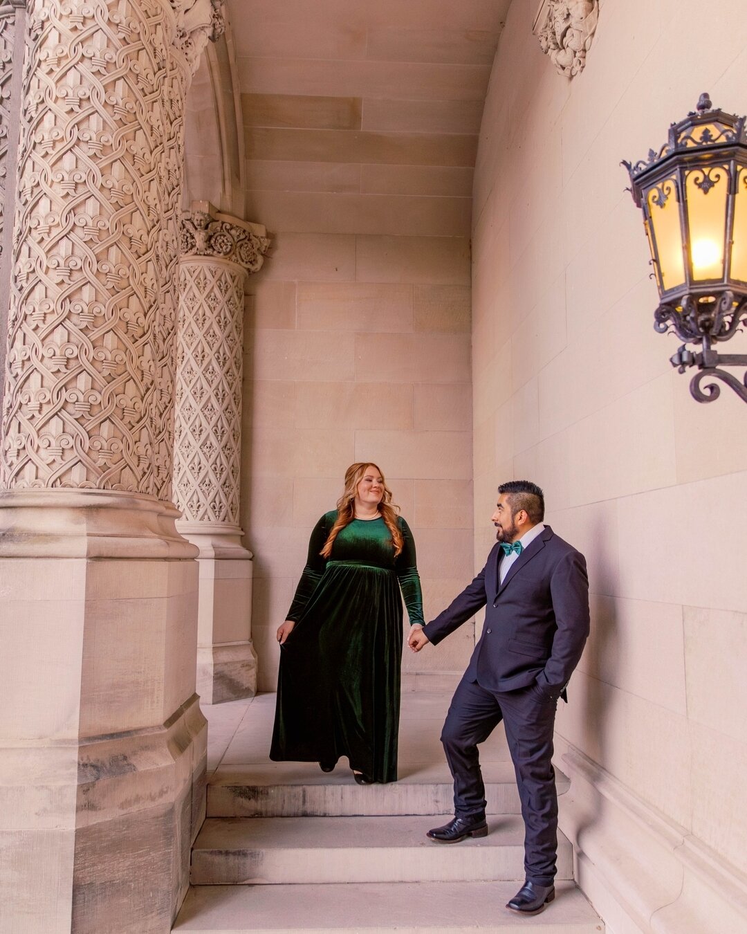 Faith &amp; Gustavo - this session makes my little creative heart SO happy! Fun fact, green is my favorite color...so when she told me she was wearing a VELVET green dress? Say less, I'm sold 🤌🏼🔥