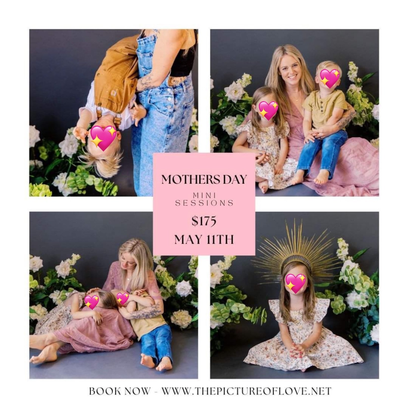MOTHERS DAY MINI SESSIONS - ASHEVILLE NC 

May 11th - $175! Includes 5 images 📸

Limited availability! 

Mom doesn&rsquo;t want another necklace, she wants photos with her kids 📸🤟🏻🌼 

DM to book!