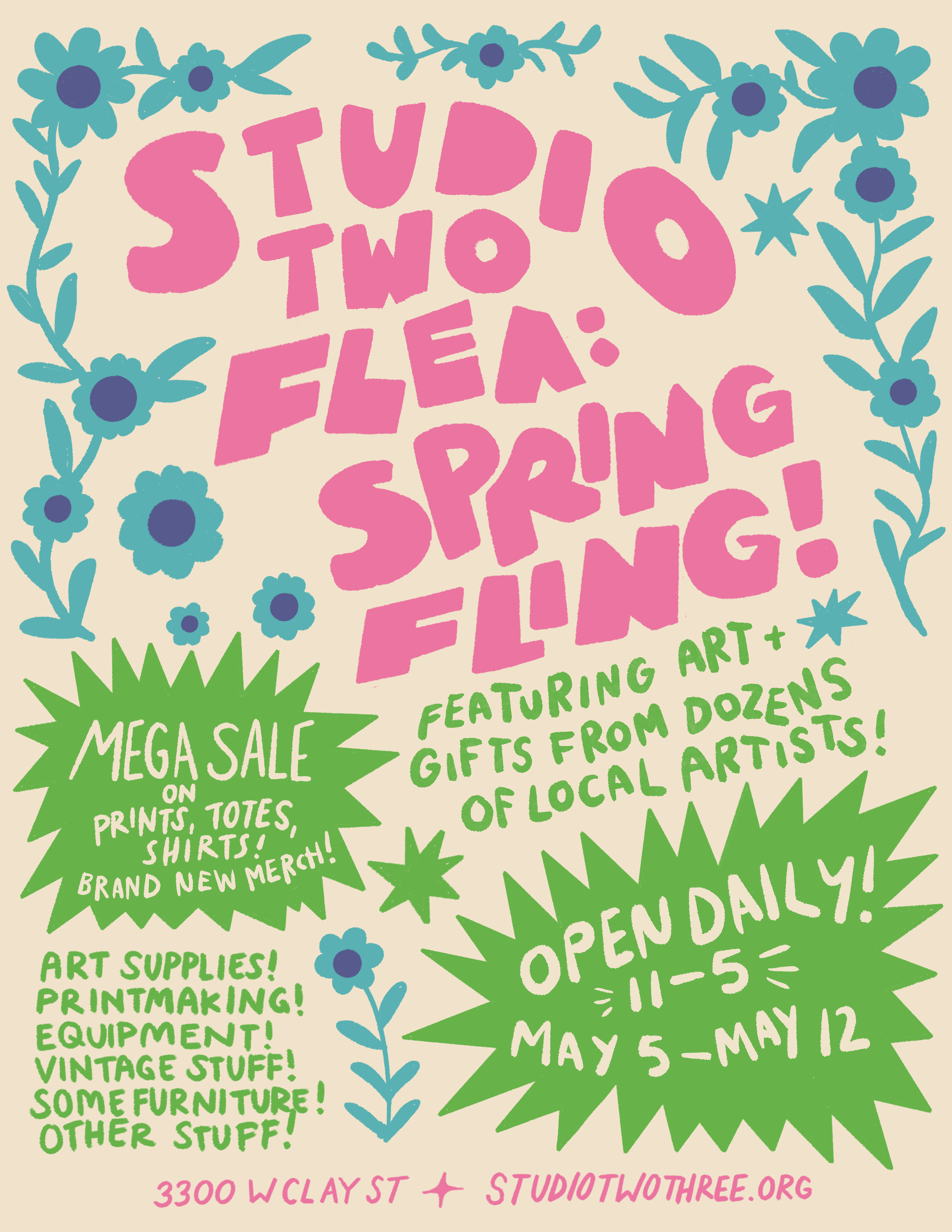 Black Gum Print Shop @ Studio Two Three Spring Fling