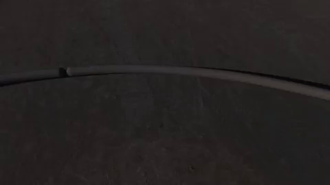  The render of the floor from the cockpit view. 