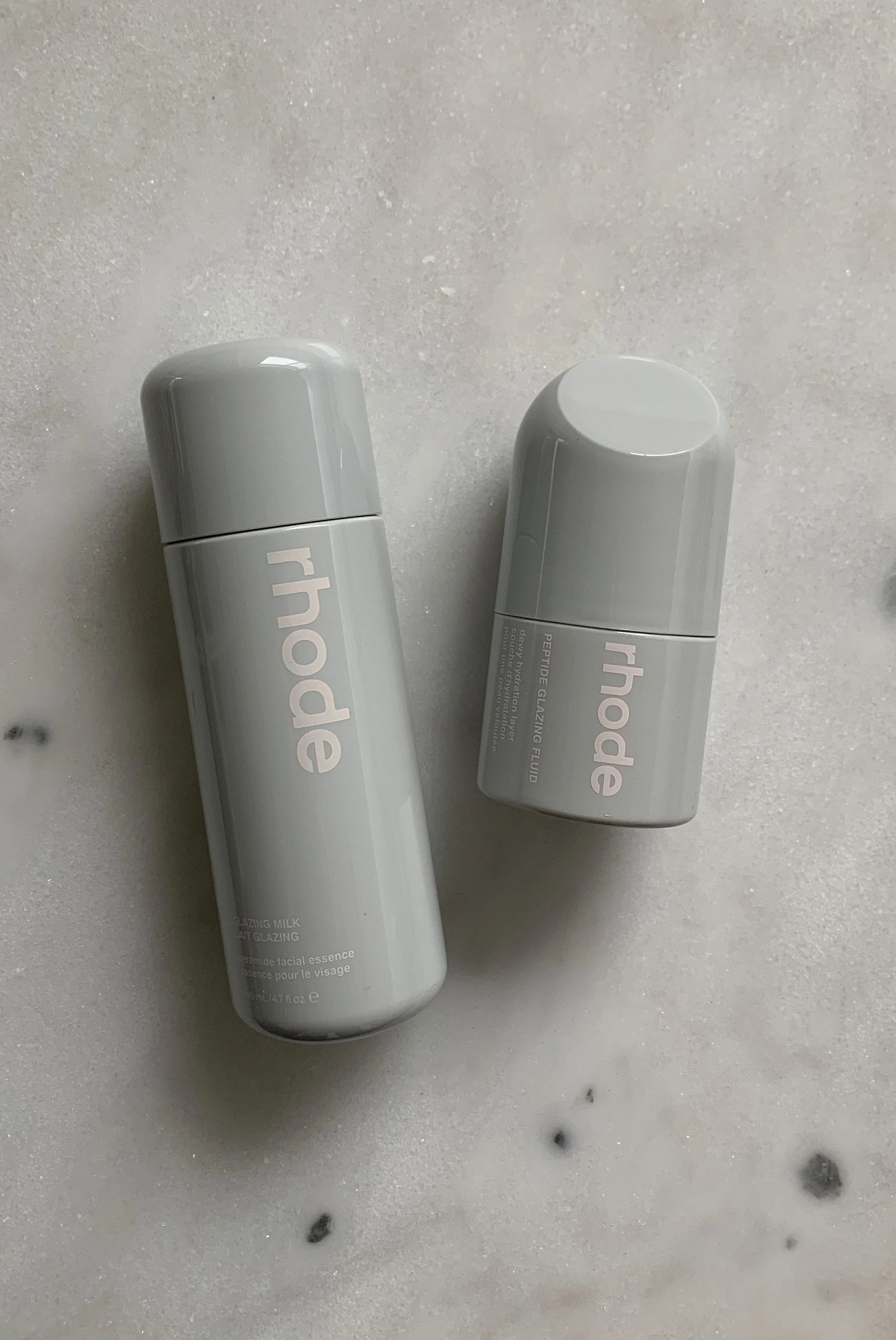 Rhode Glazing Milk vs Peptide Glazing Fluid Review and Comparison