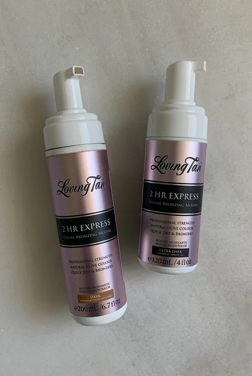 tan express 2 melanotan Loving Tan 2-Hour Express Mousse Dark vs Ultra Dark Review and Comparison