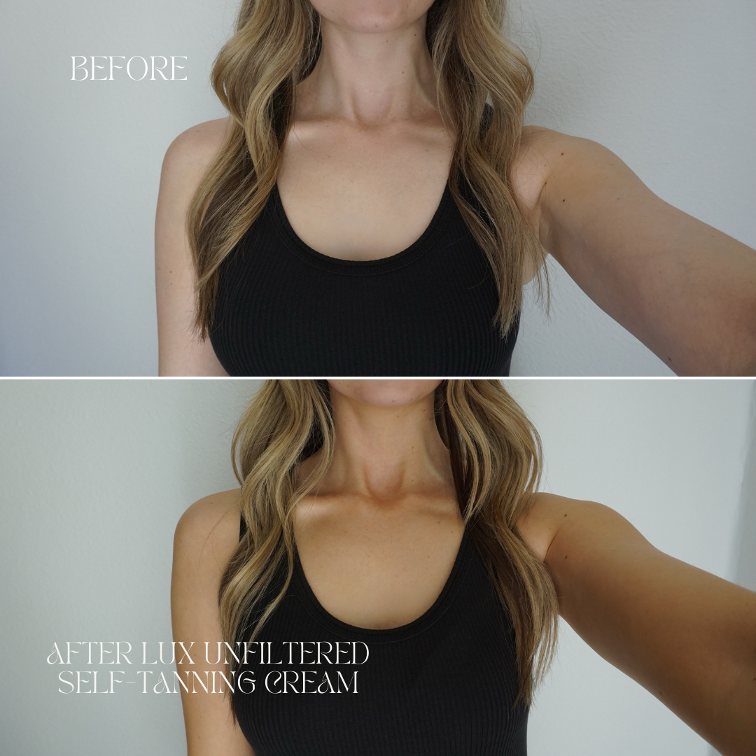 Lux Unfiltered Summer Skin Original vs Deep Gradual Self-Tanning Body Cream Review and Comparison