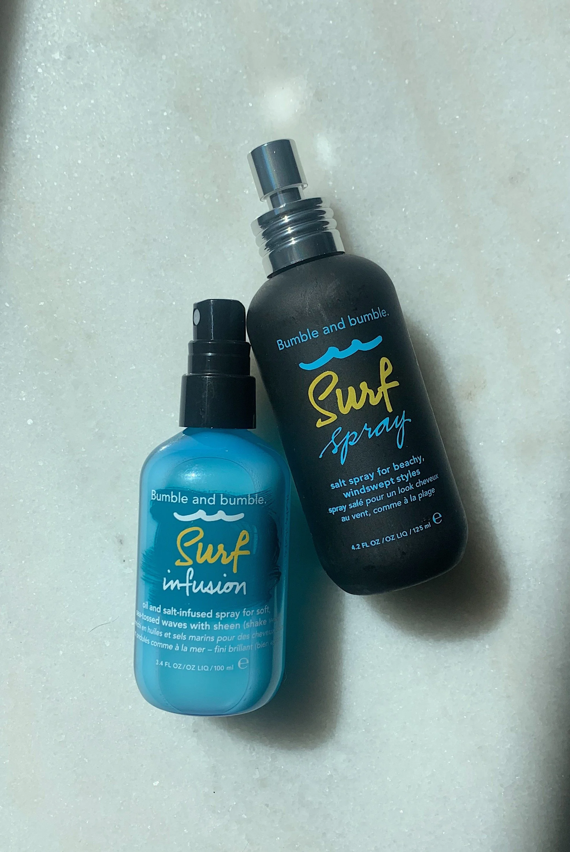 Bumble and bumble Surf Sea Salt Spray vs Surf Infusion