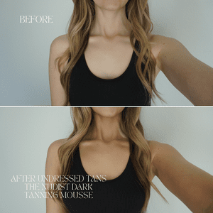 Undressed Tans The Nudist Dark Tanning Mousse Review - paige ditullio