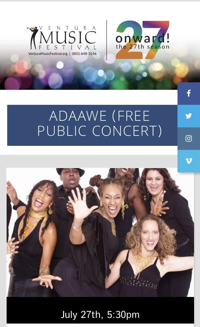 Adaawe International Women of the Voice &amp; Drums