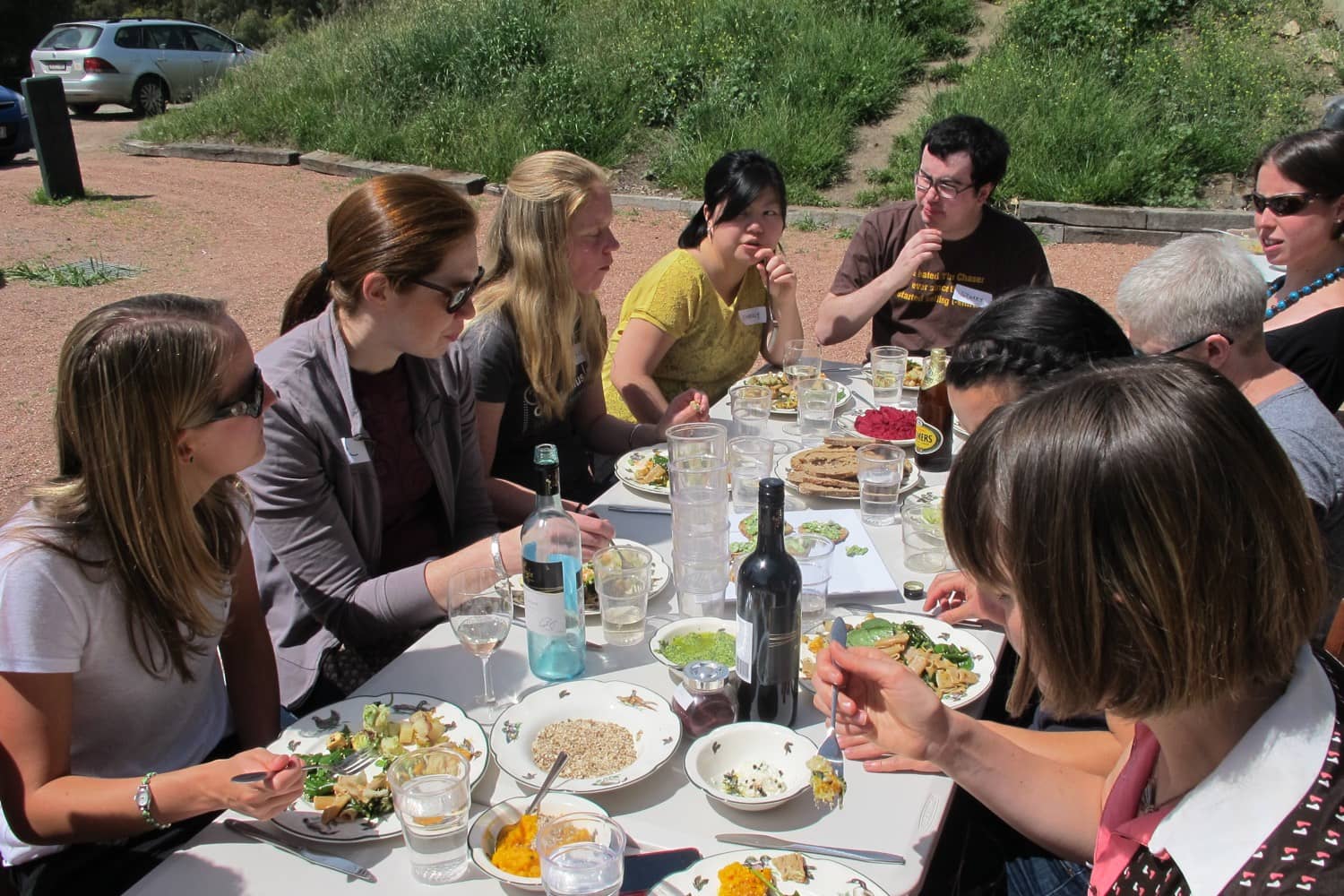 The workshops ended with a fun, shared feast! We also contributed weekly recipes to the Fair Food blog when they first launched.