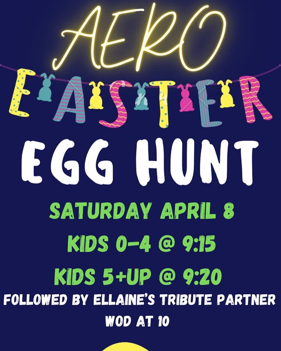 Don&rsquo;t forget our Easter egg hunt in the morning! Come with your Easter basket and little ones! 🐣 🥚