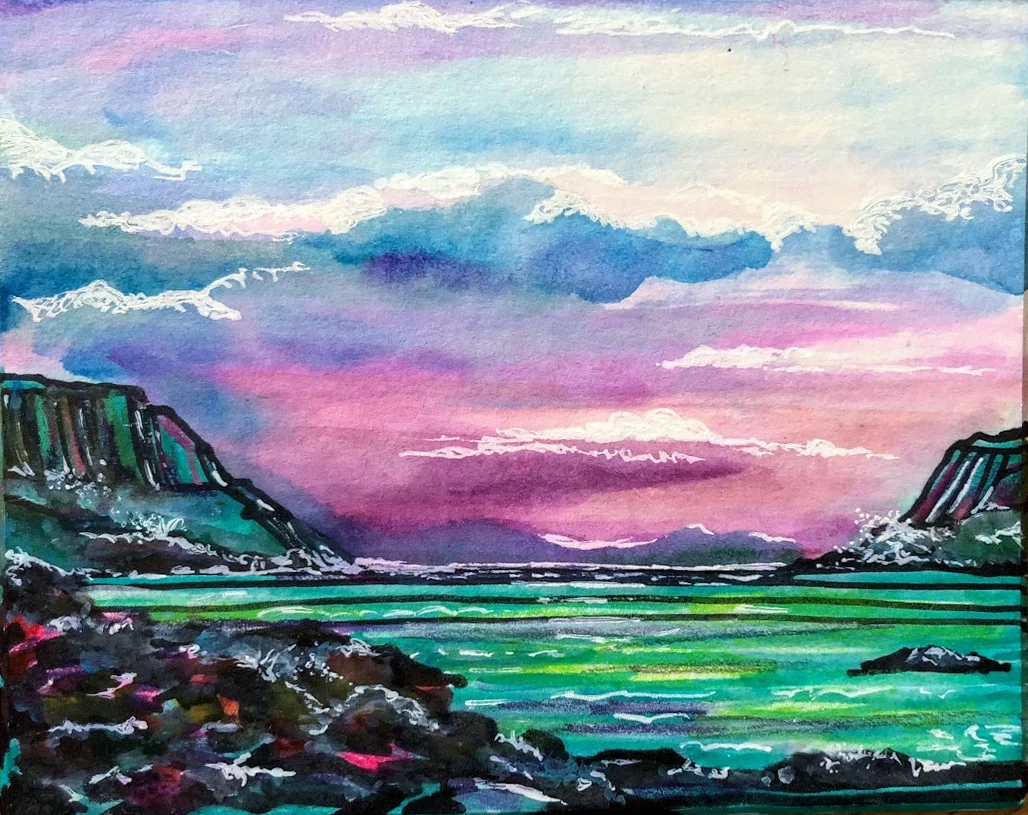 Painting by Lauralee Chambers