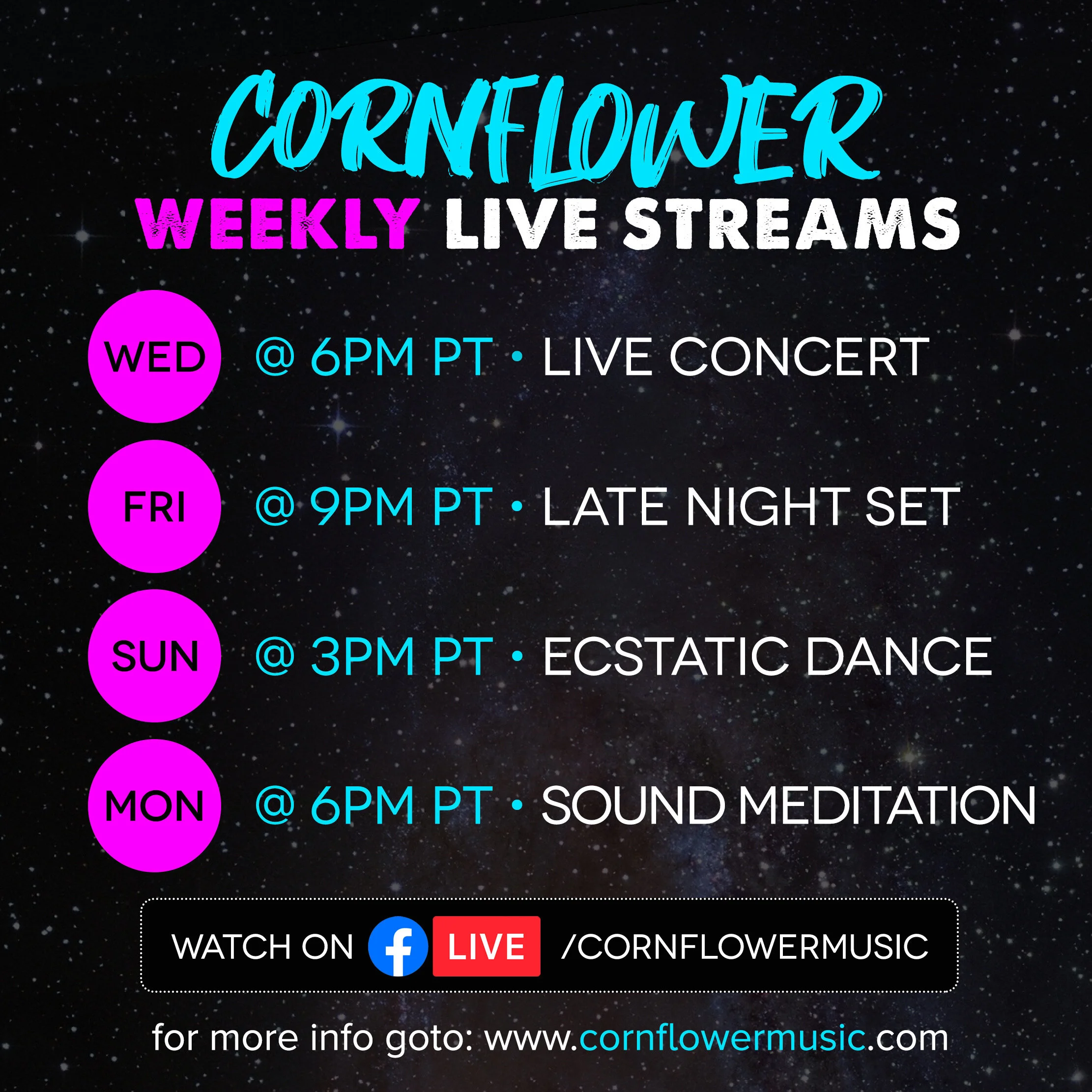 ‪🔊 ANNOUNCING WEEKLY LIVE STREAMS!