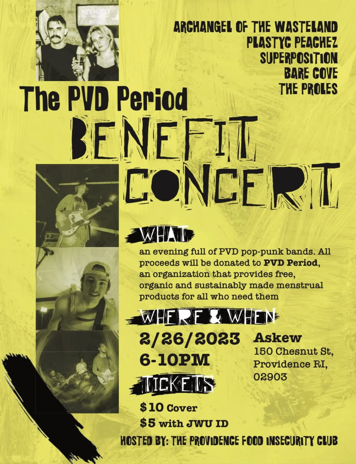 Feb 26th - The PVD Period Concert at Askew!!