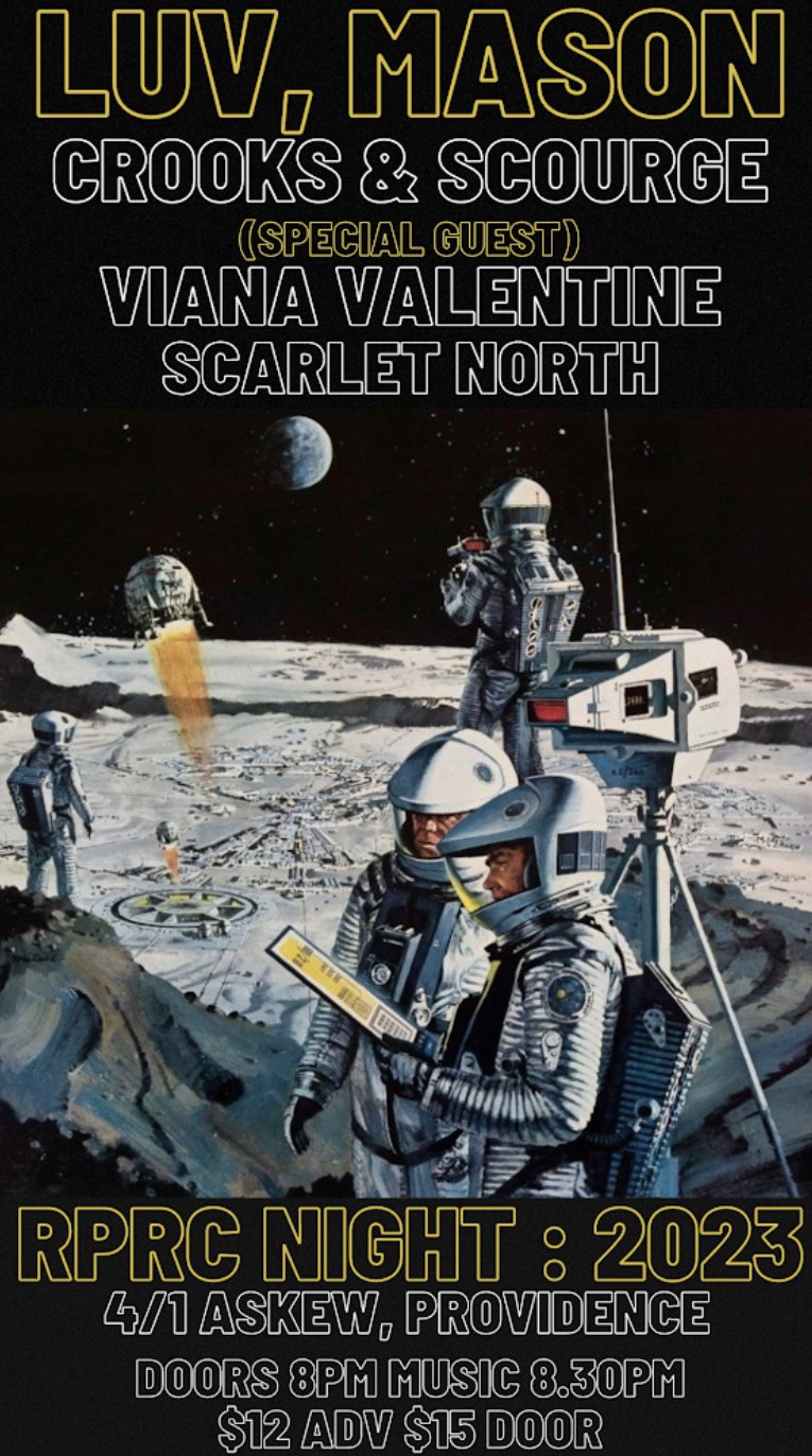 Apr 1st - RPRC Night: 2023 w/ Luv, Mason, Crooks &amp; Scourge, Viana Valentine and more!!