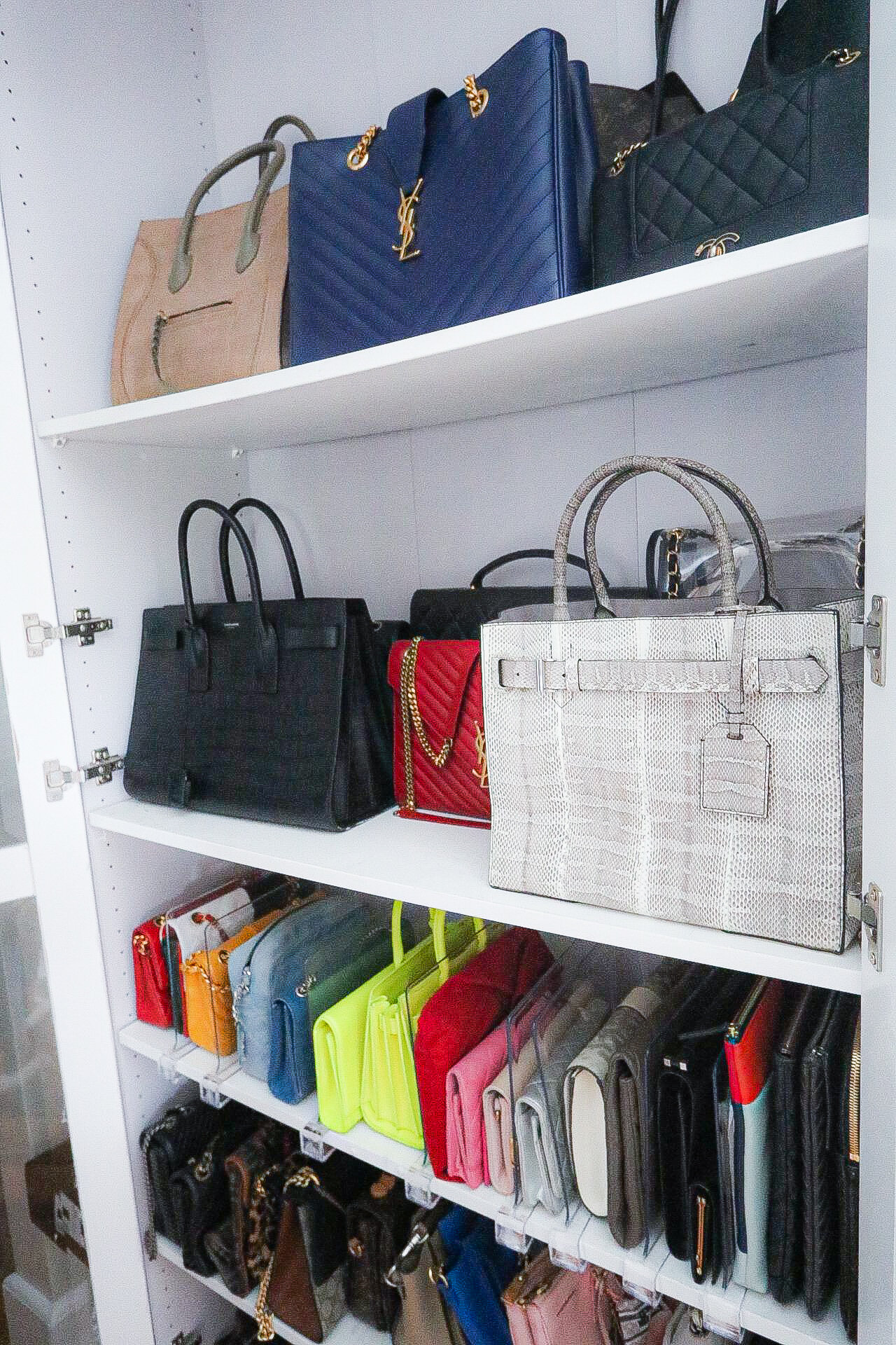 closet designer bag collection