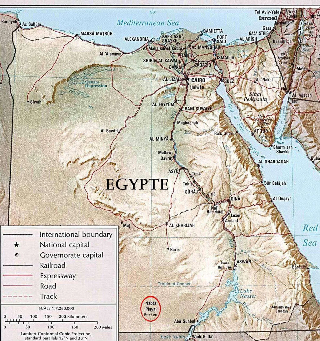 REFERENCE MAP OF EGYPTIAN OASES