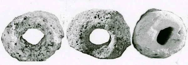 Chinese Ship Anchors found by James R. Moriarty off the coast of California in the 1980's