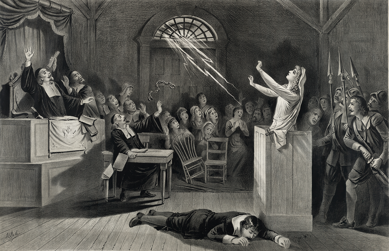 Salem Witch Trials Depiction ; It would seem that the 1700’s were characterized by paranoia in multiple forms, whether of witches or wendigos each culture had its own demons.