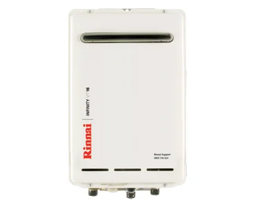 Rinnai Infinity VT16 Gas Califont — Koru Cabins