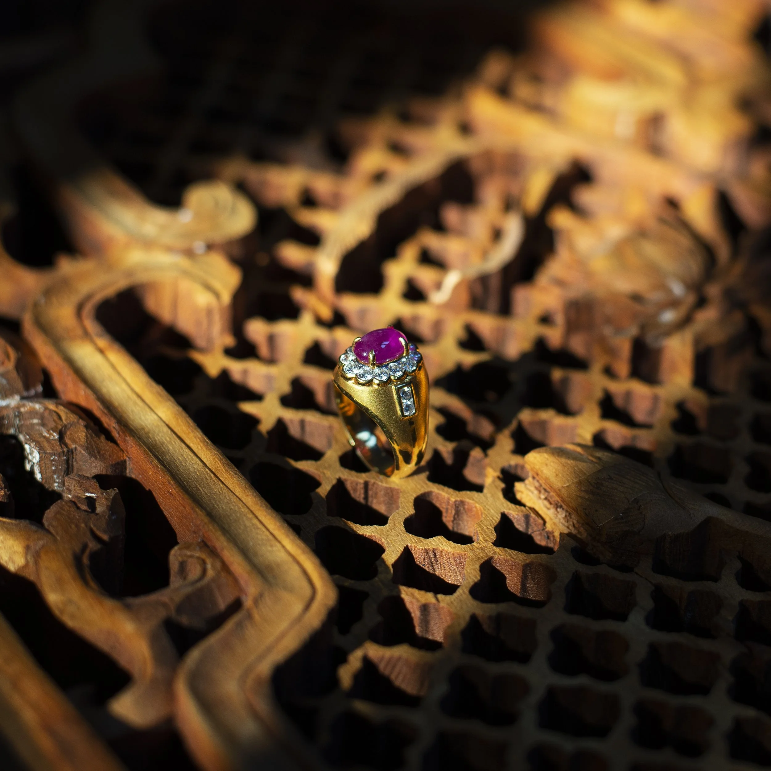 Cabochon Ruby Ring