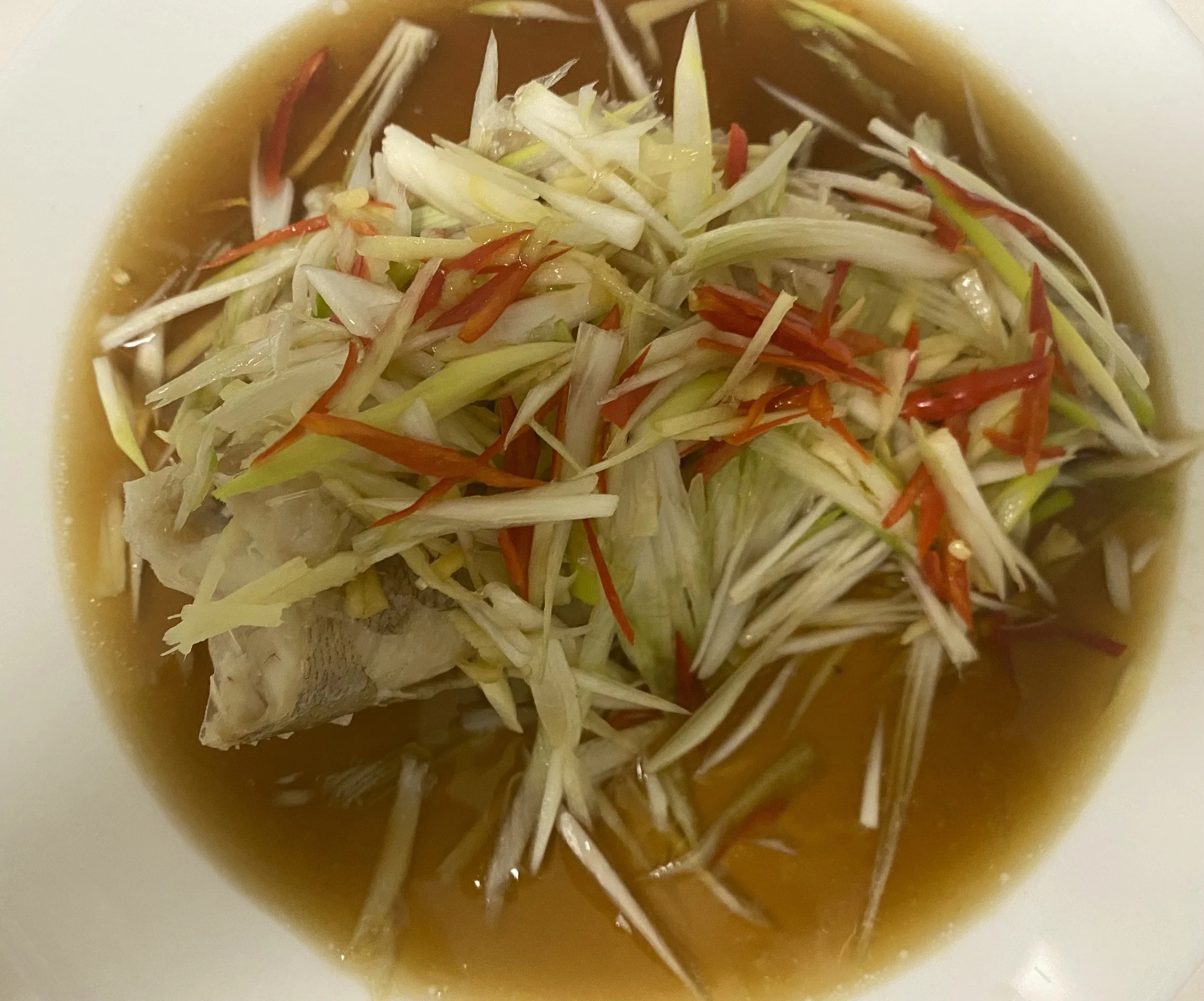 Cantonese Steamed Grouper w/ soy sauce