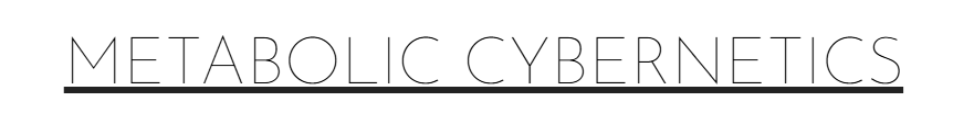 METABOLIC CYBERNETICS