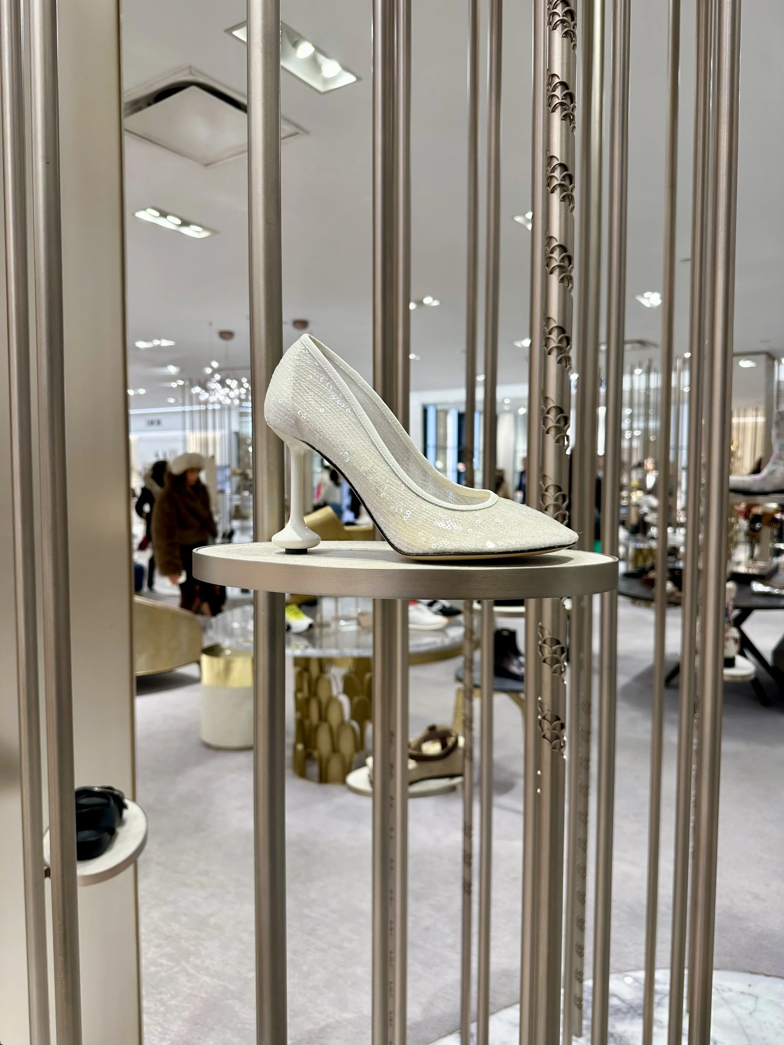 Loewe white sequins for fun