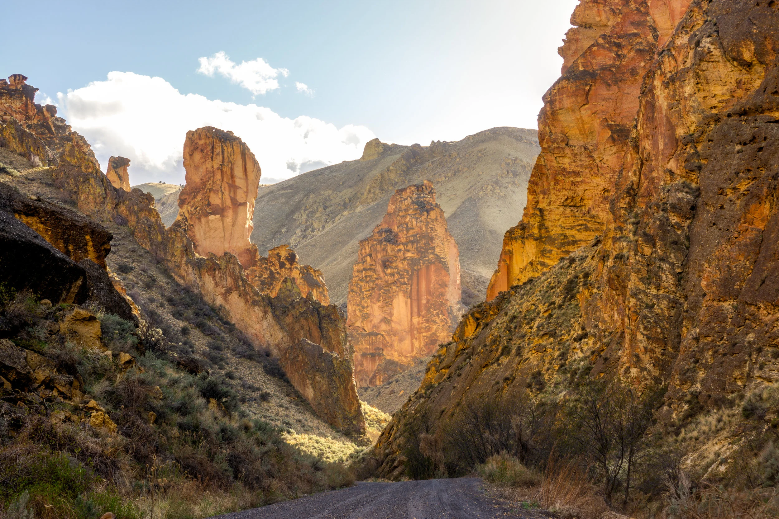 As I was driving in before the campground, I couldn't help myself but to come to a complete stop on the side of the road to pull out my tripod and camera. Very beautiful and the rock formations is just out of this world. Used Sony E 35mm ISO 100 1/20s f/11 for the foreground and ISO 100 1/30s f/11 for the sky, blended both in photoshop and edited in lightroom.
