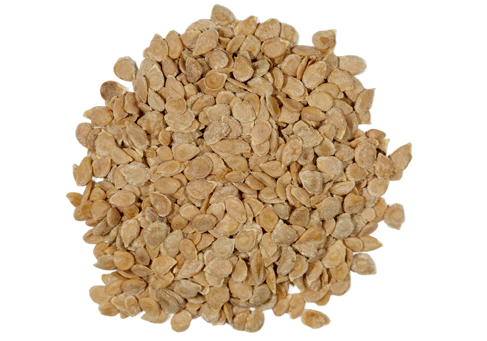 Close-up of a pile of dried fenugreek seeds.