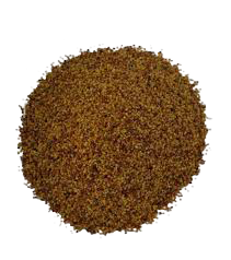Close-up of a ground spice, possibly cumin or similar.