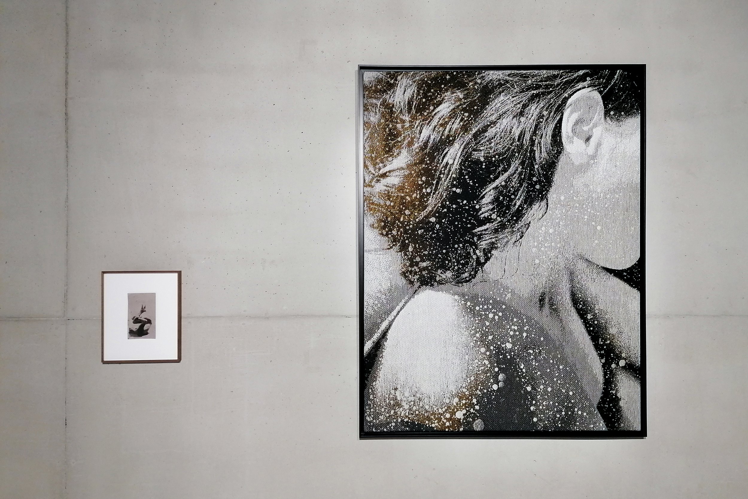 Woven work 86cm×112cm Mounted and framed