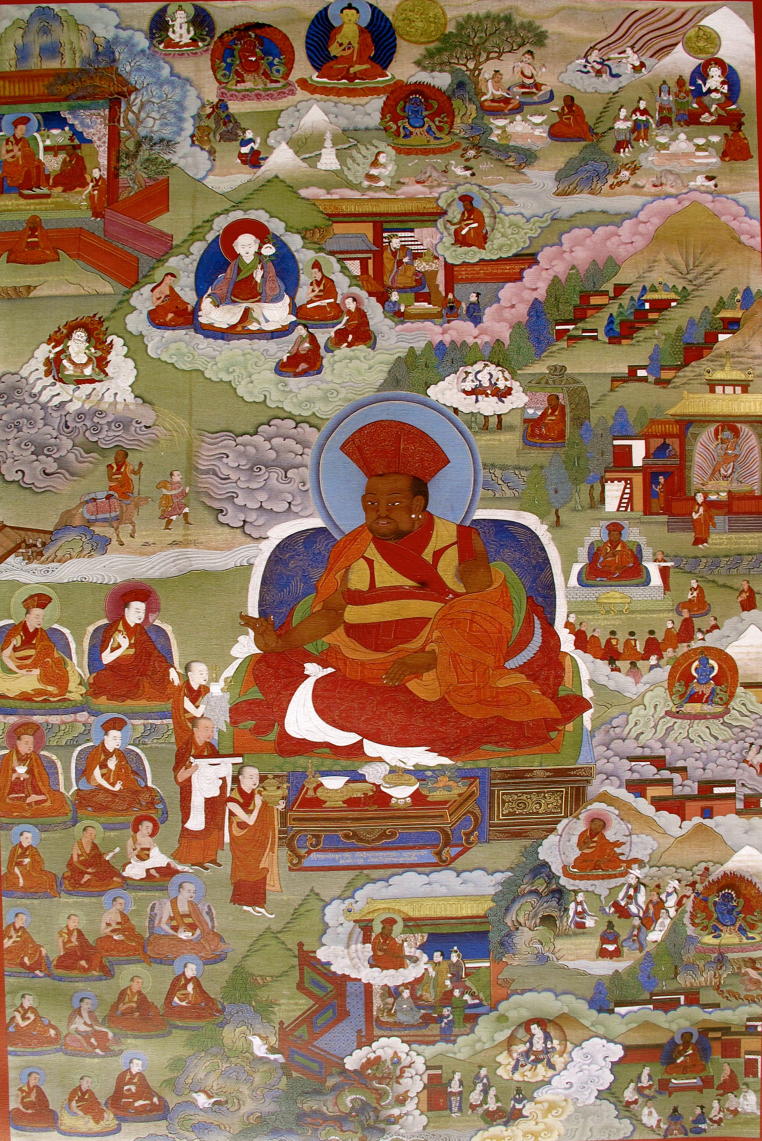 Parinirvana of Phagmo Drupa