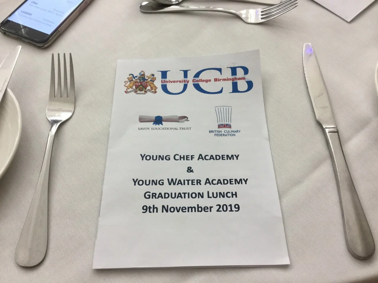 Chef Academy Graduation