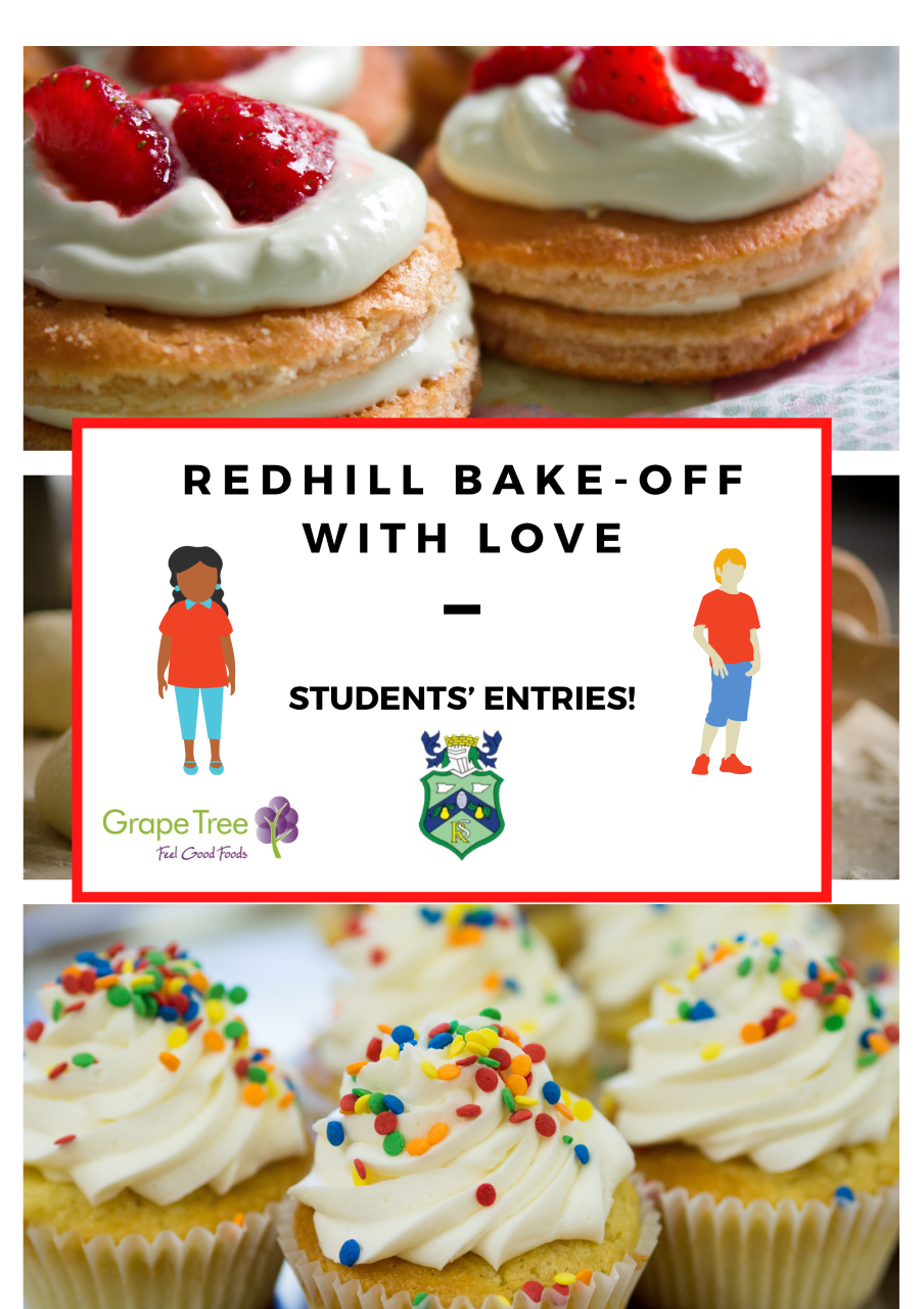 Redhill Bake-Off With Love Student Entries