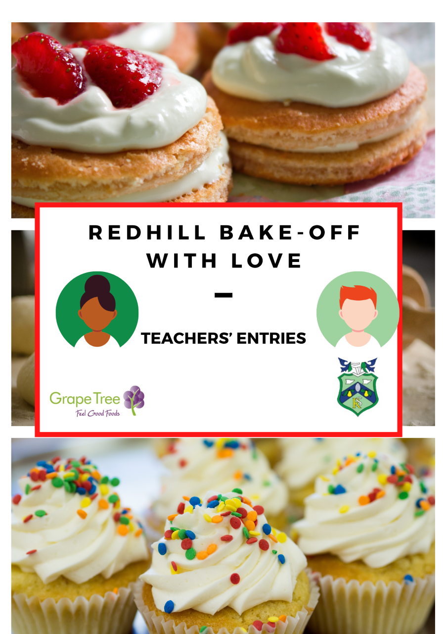 Redhill Bake-off With Love Staff Entries 