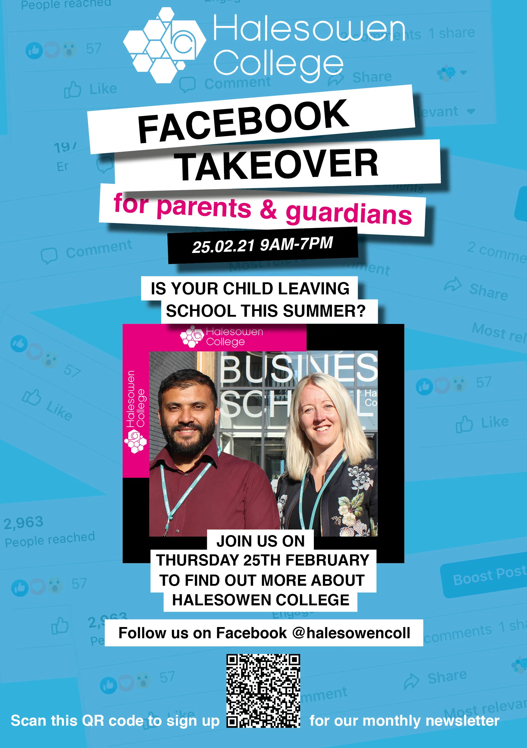 Halesowen College Facebook Q&amp;A Session