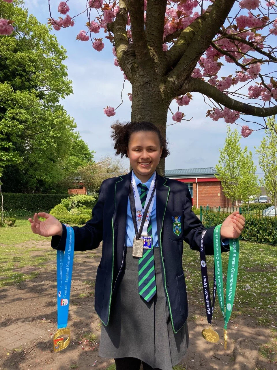 Year 7 News: Imogen's Fantastic Karate Medals!