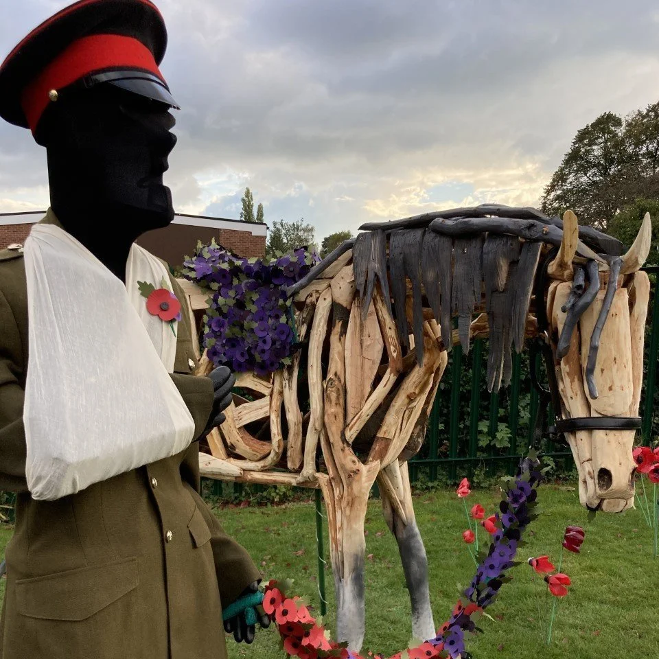Beautiful Remembrance Day Installation Made by Members of Redhill