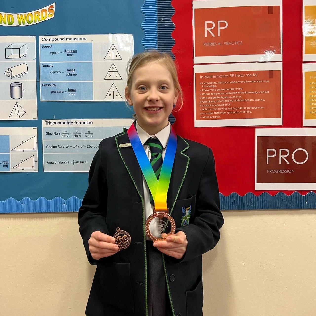 Nia's Brilliant Bronze Swimming Medal