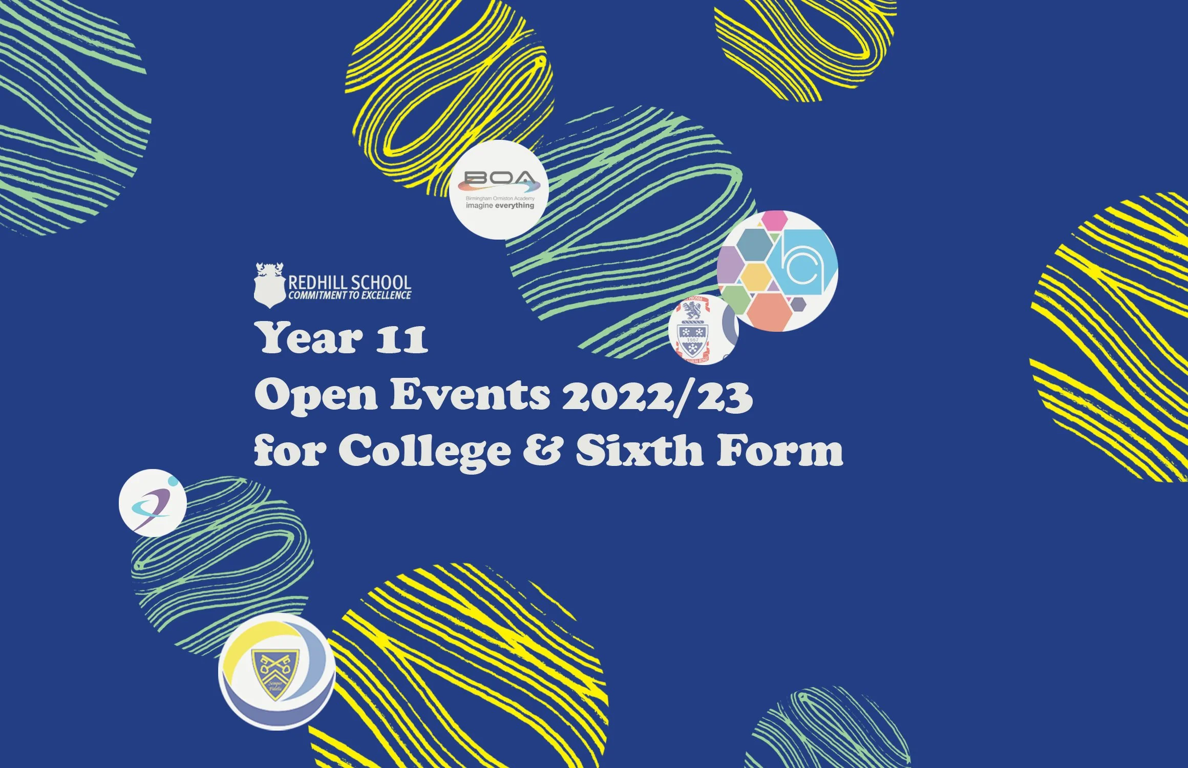 Open Events for College &amp; Sixth Form