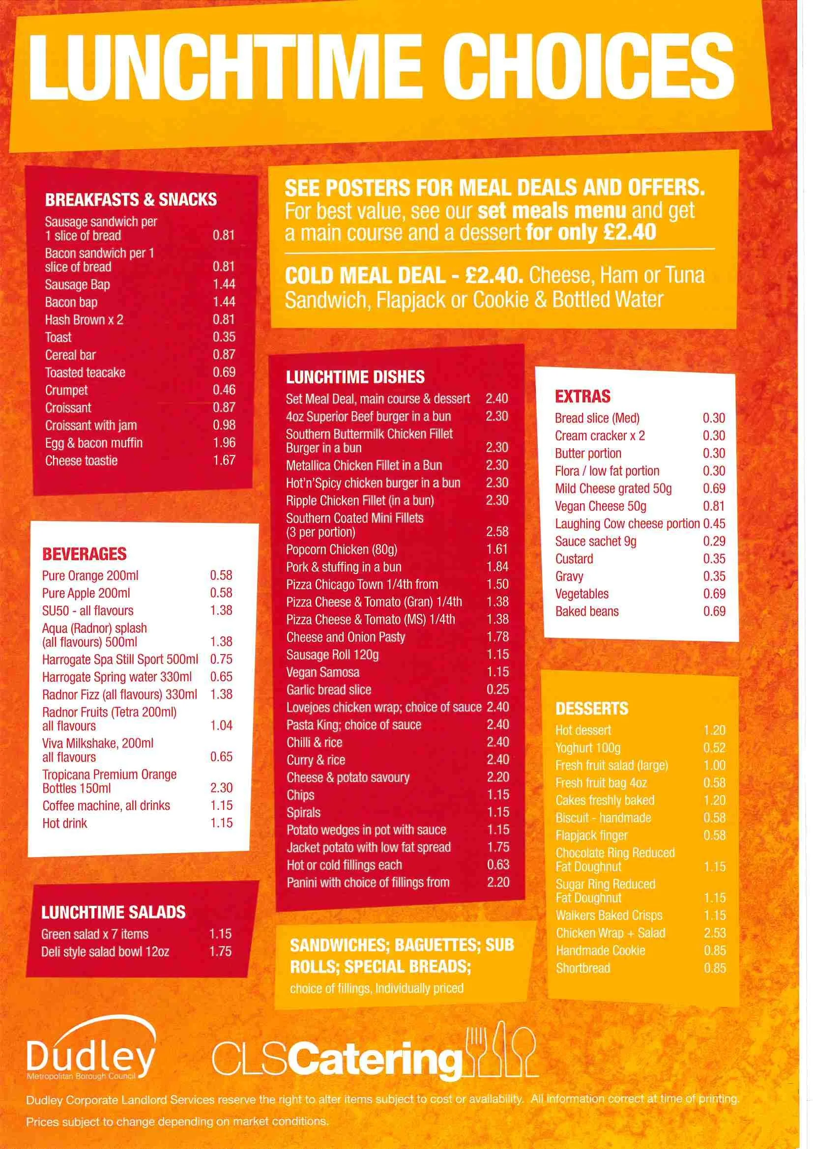 Catering — Redhill School