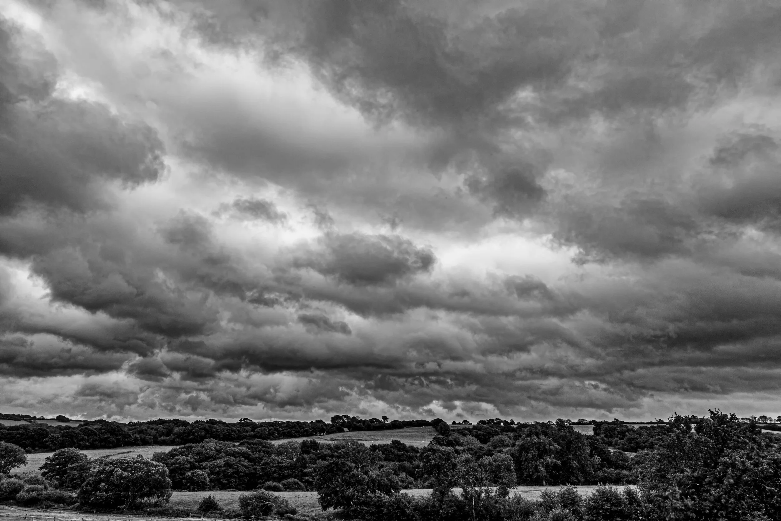 Skyscape over Dorset Landscape